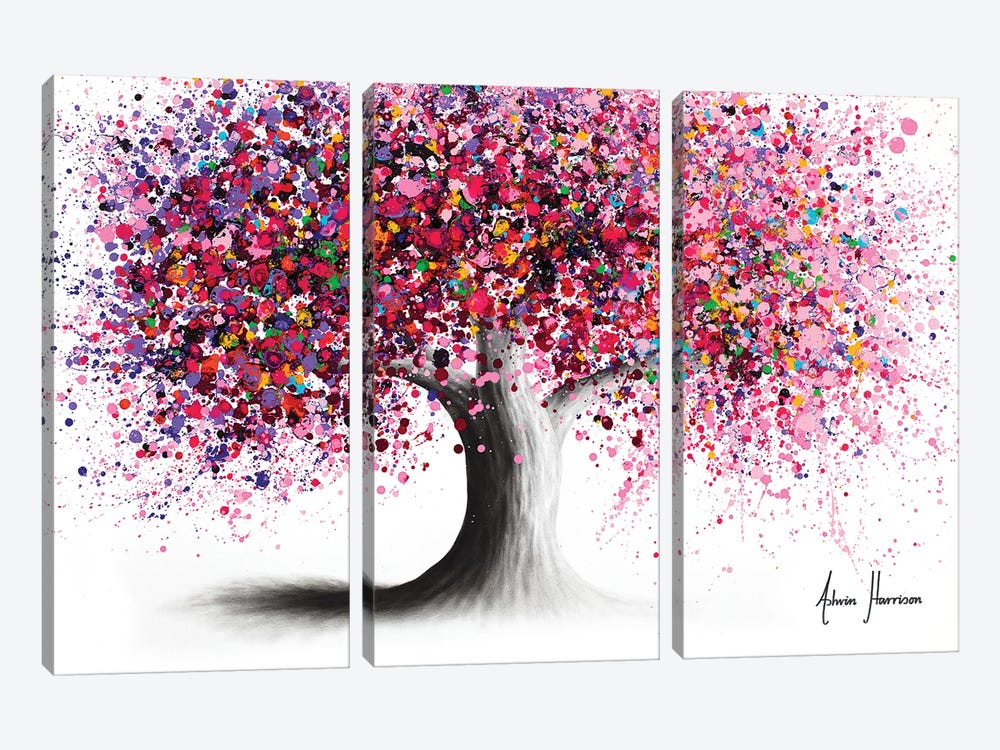 Wild Blossom Tree by Ashvin Harrison 3-piece Art Print
