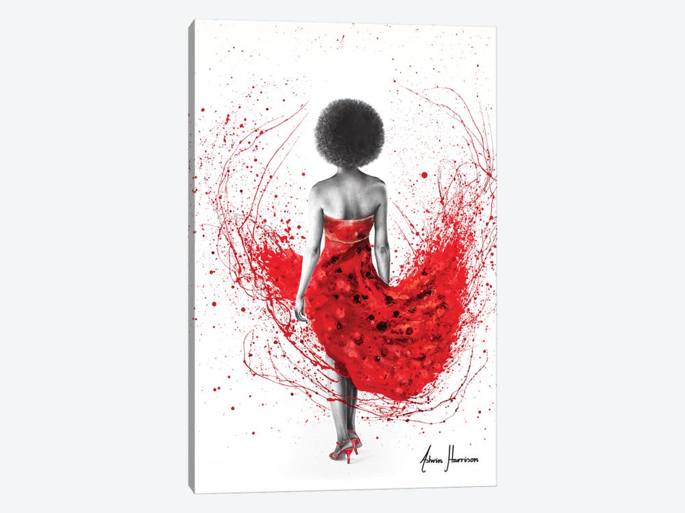 Scarlet Power by Ashvin Harrison 1-piece Art Print