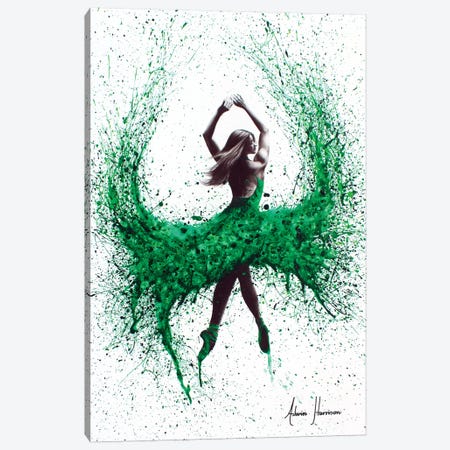 An Emerald Love Canvas Print #VIN7} by Ashvin Harrison Canvas Artwork