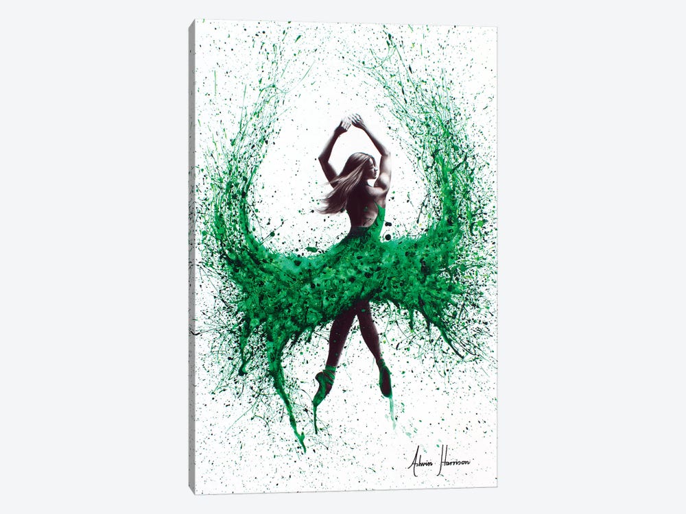 An Emerald Love by Ashvin Harrison 1-piece Canvas Art