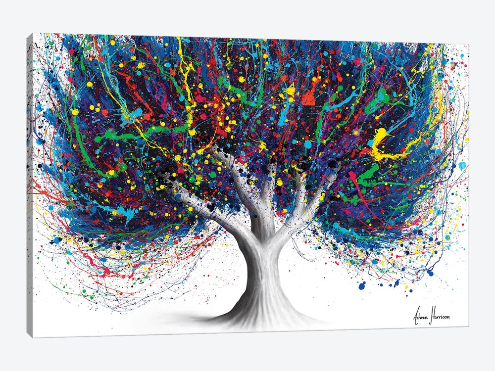 Wild Party Tree by Ashvin Harrison 1-piece Canvas Print