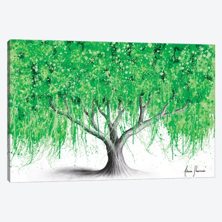 Waterside Willow Tree Canvas Print #VIN811} by Ashvin Harrison Canvas Art