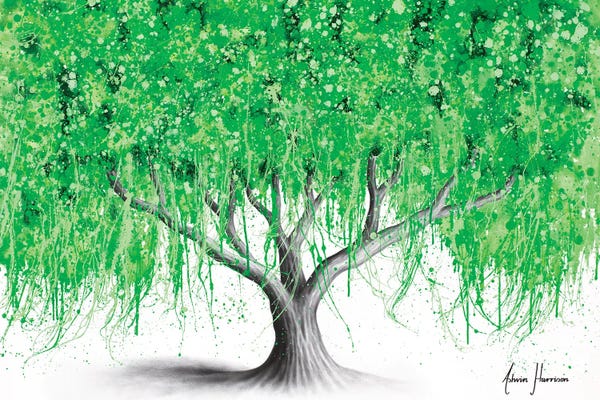 Hyper-Realistic & Detailed Drawings: Waterside Willow Tree by Ashvin Harrison