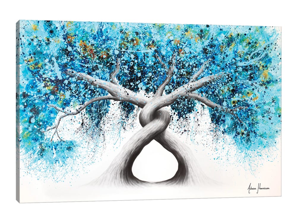Twisting Love Trees print by Ashvin Harrison