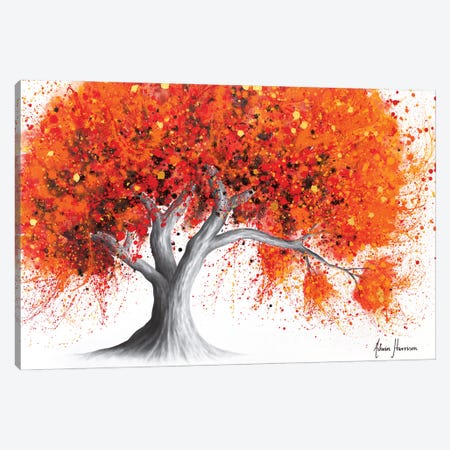 Orange Crush Tree Canvas Print #VIN816} by Ashvin Harrison Canvas Art Print