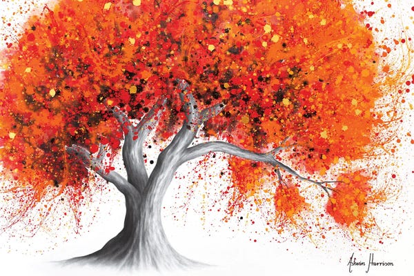 Hyper-Realistic & Detailed Drawings: Orange Crush Tree by Ashvin Harrison