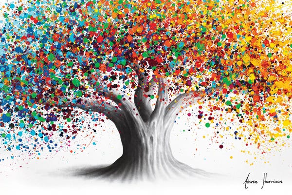 Colorburst: Bright Collective Tree by Ashvin Harrison
