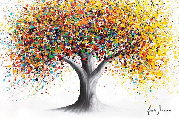 Hyper-Realistic & Detailed Drawings: Sunshine Spirit Tree by Ashvin Harrison