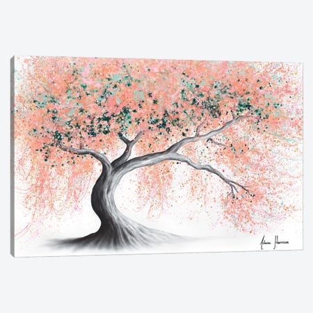 Sunny Peach Tree Canvas Print #VIN832} by Ashvin Harrison Canvas Wall Art