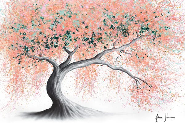Shabby Chic Décor: Sunny Peach Tree by Ashvin Harrison
