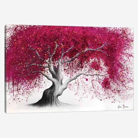 Glowing Magenta Tree Canvas Print #VIN834} by Ashvin Harrison Canvas Print