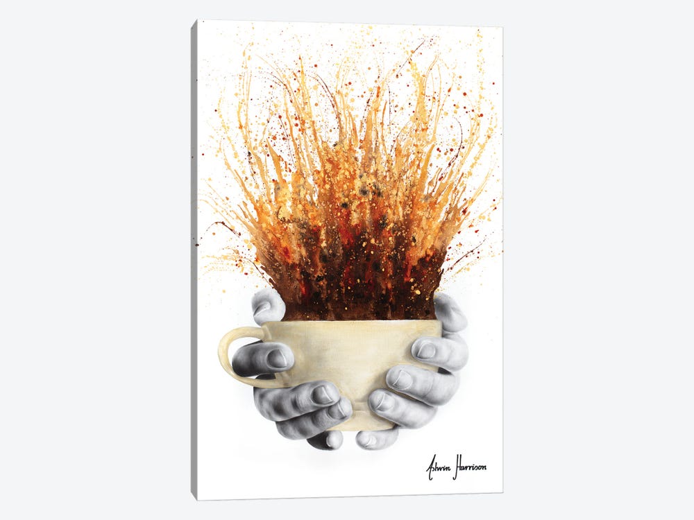 Coffee Coffee Coffee! by Ashvin Harrison 1-piece Canvas Print
