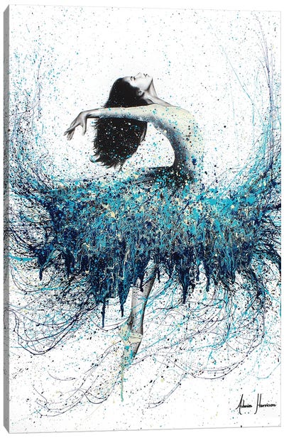 Opals And Waves Canvas Art Print - Dancer Art