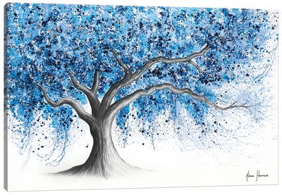 Dreamy Sea Tree Canvas Art Print - Hyper-Realistic & Detailed Drawings