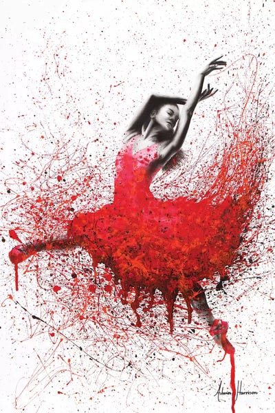 Passionate Love Dance by Ashvin Harrison framed wall art