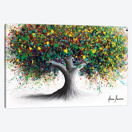 Floral Peace Tree Canvas Print #VIN855} by Ashvin Harrison Canvas Art Print