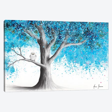 Happy Fluffy In Moonlight Tree Canvas Print #VIN866} by Ashvin Harrison Canvas Artwork