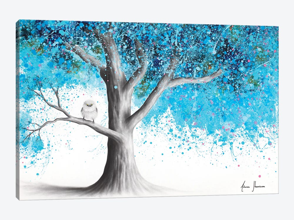 Happy Fluffy In Moonlight Tree by Ashvin Harrison 1-piece Art Print