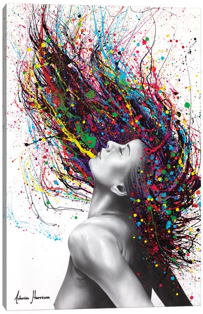 Peak Excitement Canvas Art Print - Large Colorful Accents