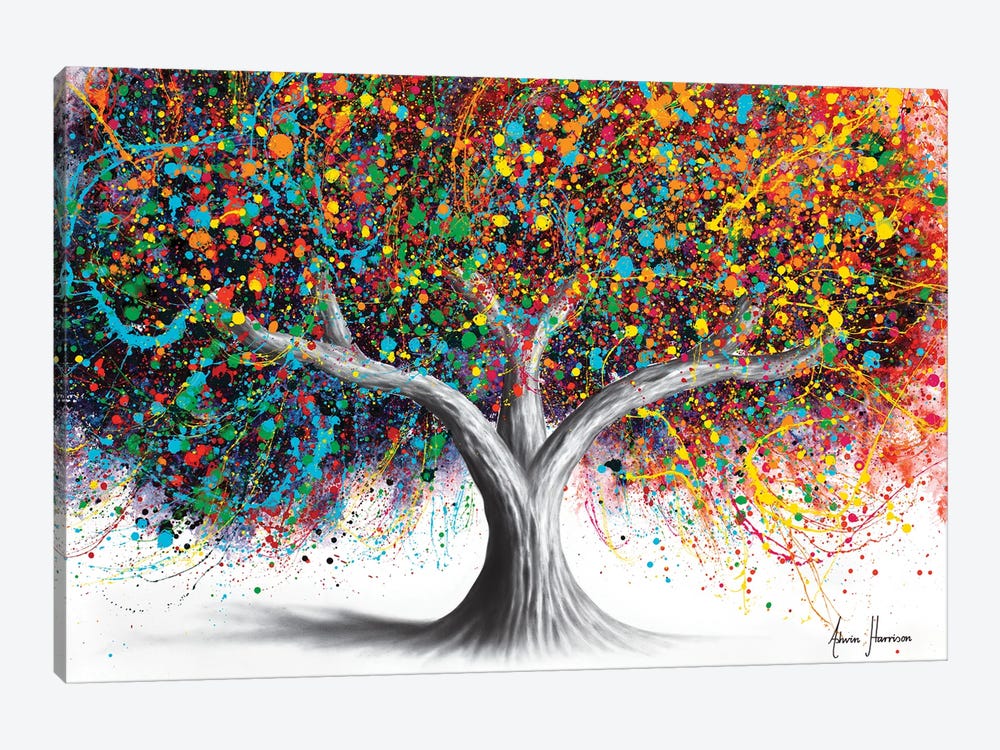 Tree Of Celebration by Ashvin Harrison 1-piece Canvas Artwork