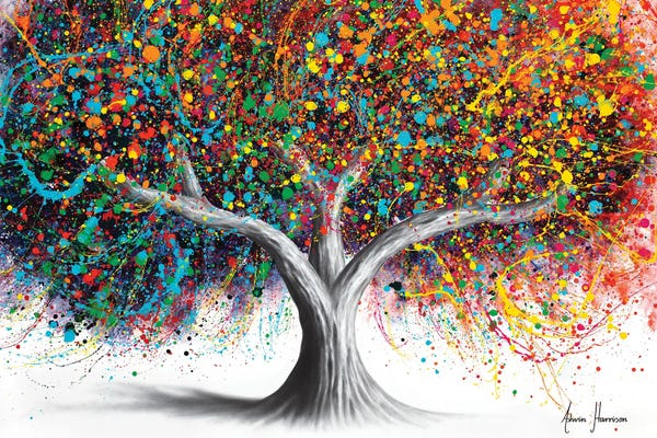 Teal: Tree Of Celebration by Ashvin Harrison