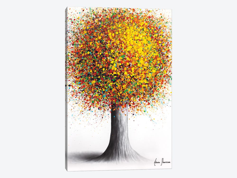 Rainbow Fusion Tree by Ashvin Harrison 1-piece Canvas Print