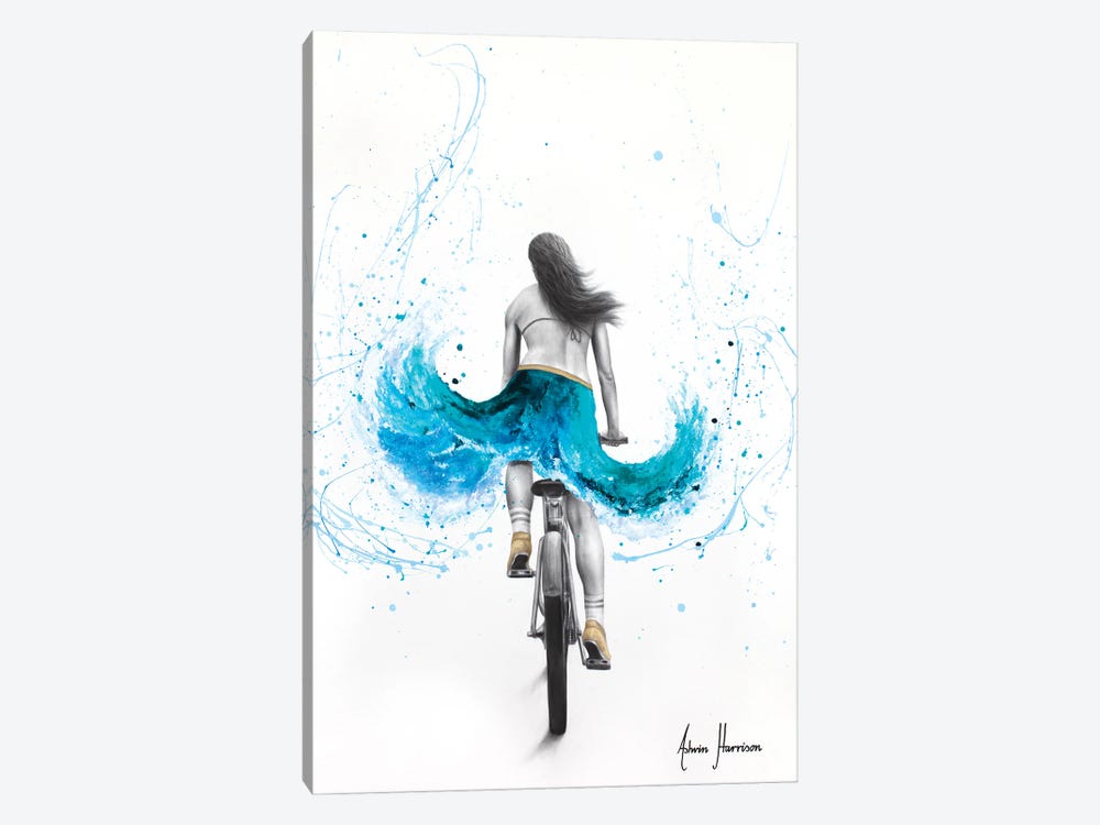 Ride The Wave by Ashvin Harrison 1-piece Canvas Art Print