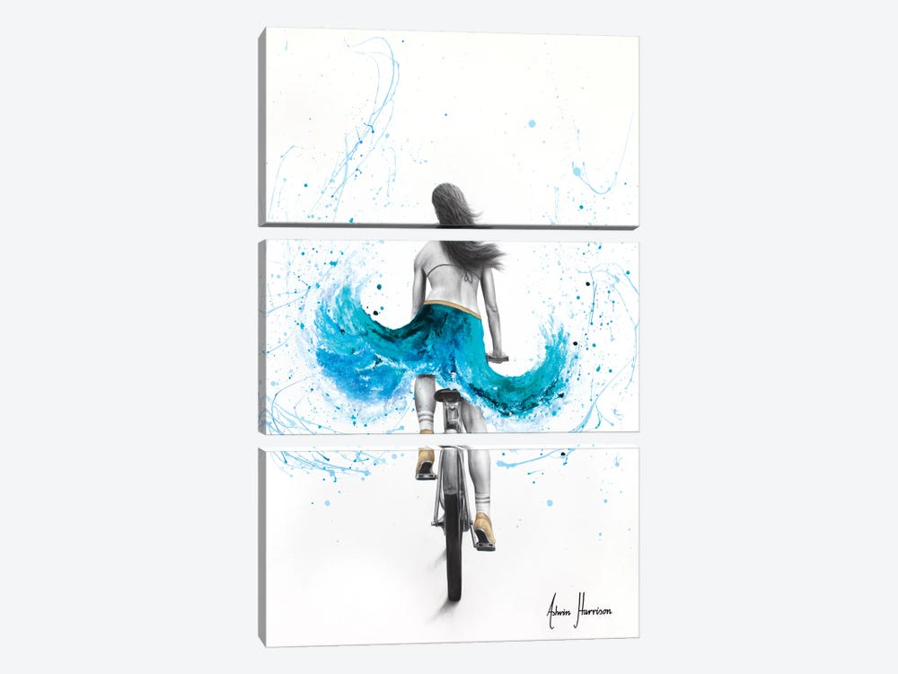 Ride The Wave by Ashvin Harrison 3-piece Art Print