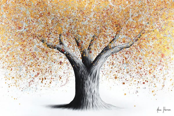 Hyper-Realistic & Detailed Drawings: Autumn Sparkle Tree by Ashvin Harrison