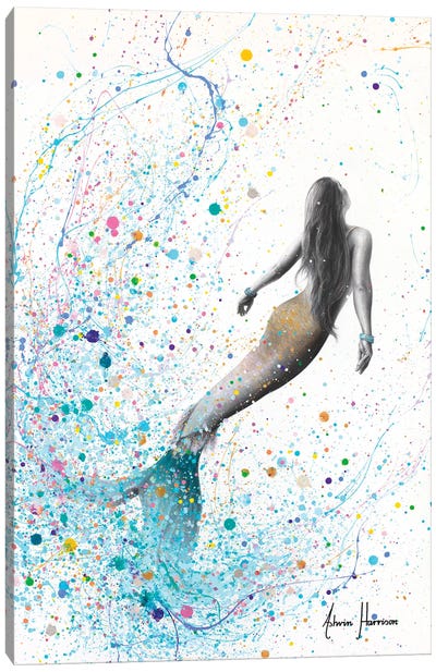 The Ocean Dreamer Canvas Art Print - Best Selling Fantasy Art