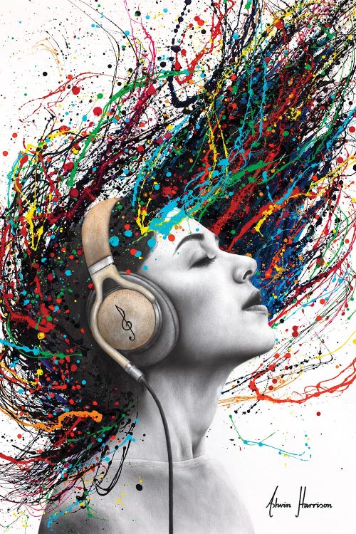 Playing Her Tune by Ashvin Harrison wall art