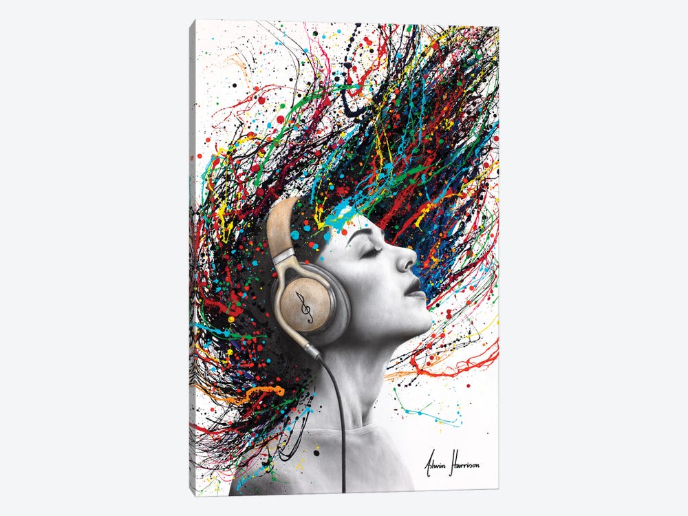 Playing Her Tune by Ashvin Harrison 1-piece Canvas Artwork