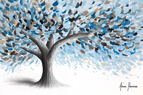 Hyper-Realistic & Detailed Drawings: Leafy Lake Tree by Ashvin Harrison