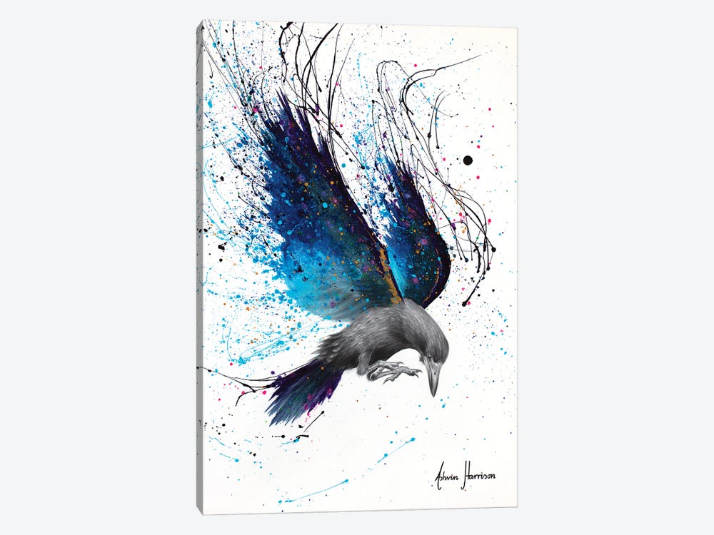 Night Raven by Ashvin Harrison 1-piece Art Print
