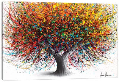 Tree Of Festivity Canvas Art Print - Floral & Botanical Art