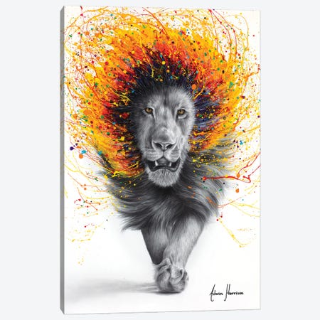 Luxor Lion Canvas Print #VIN926} by Ashvin Harrison Canvas Art Print
