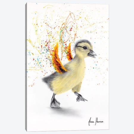 Dancing Duckling Canvas Print #VIN927} by Ashvin Harrison Canvas Art Print
