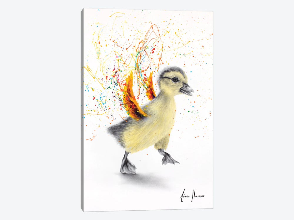 Dancing Duckling by Ashvin Harrison 1-piece Canvas Print