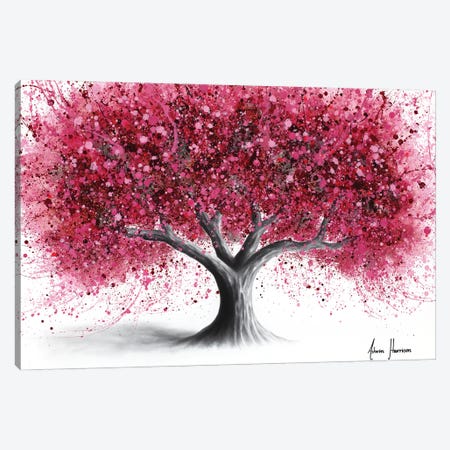 Raspberry Blush Tree Canvas Print #VIN930} by Ashvin Harrison Canvas Print