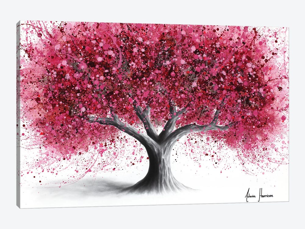 Raspberry Blush Tree by Ashvin Harrison 1-piece Art Print