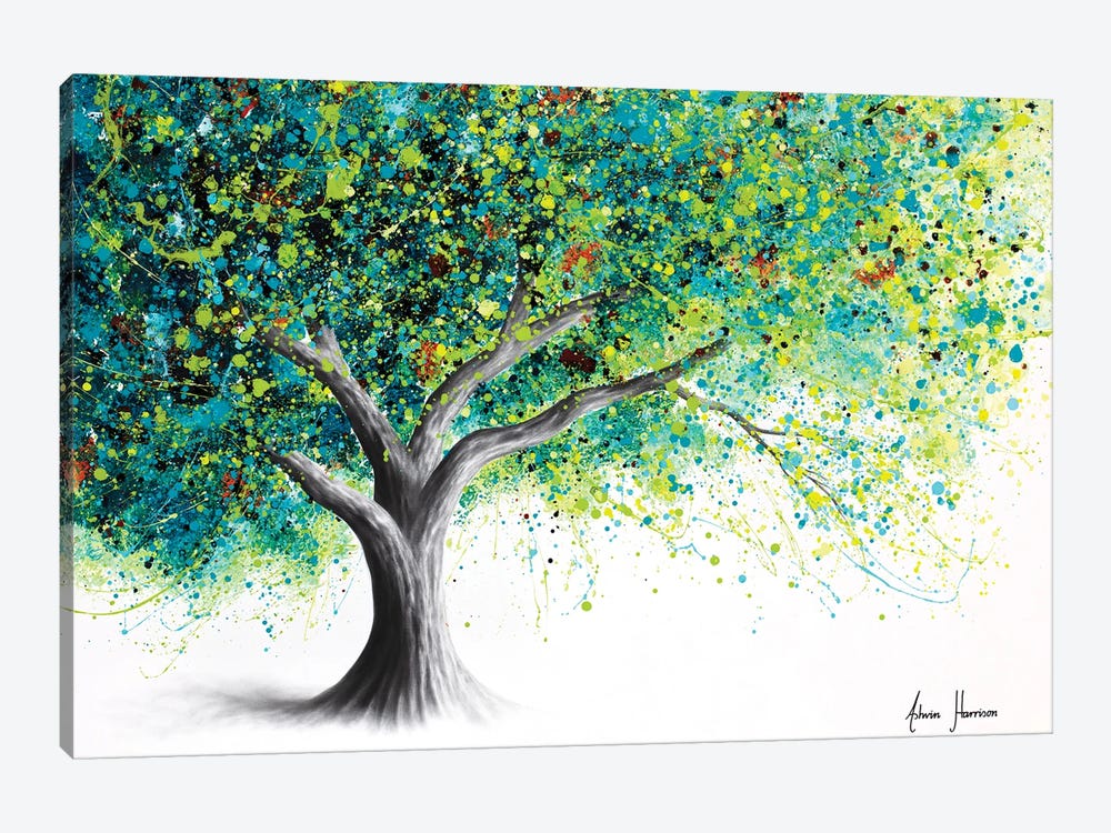 Moonlight Lagoon Tree by Ashvin Harrison 1-piece Canvas Print