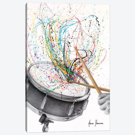 Beat Of The Drum Canvas Print #VIN933} by Ashvin Harrison Canvas Print