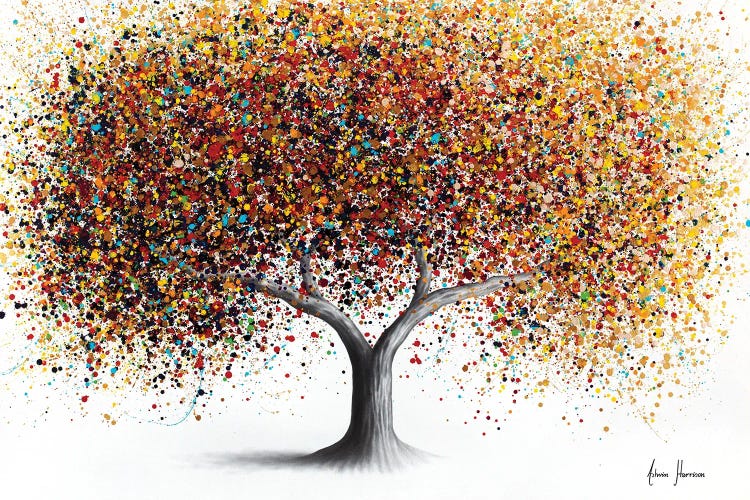Glorious Golden Tree by Ashvin Harrison wall art