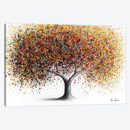 Glorious Golden Tree Canvas Print #VIN936} by Ashvin Harrison Canvas Art