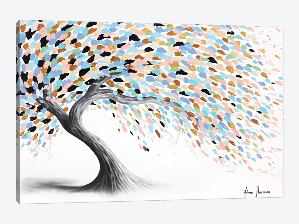 Melodic Mineral Tree by Ashvin Harrison 1-piece Canvas Artwork