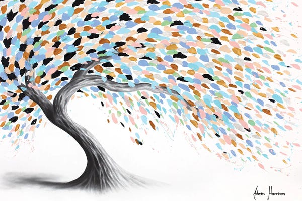 Hyper-Realistic & Detailed Drawings: Melodic Mineral Tree by Ashvin Harrison