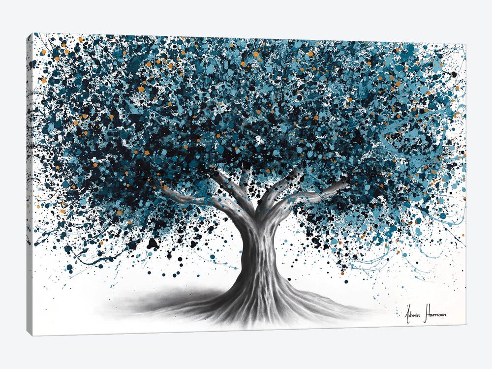 Glowing Night Tree by Ashvin Harrison 1-piece Art Print