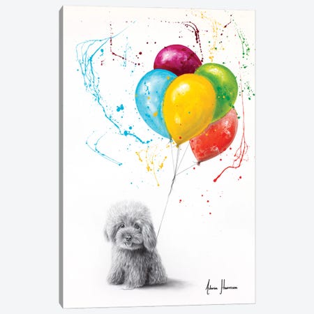 Puppy Party Canvas Print #VIN947} by Ashvin Harrison Canvas Print
