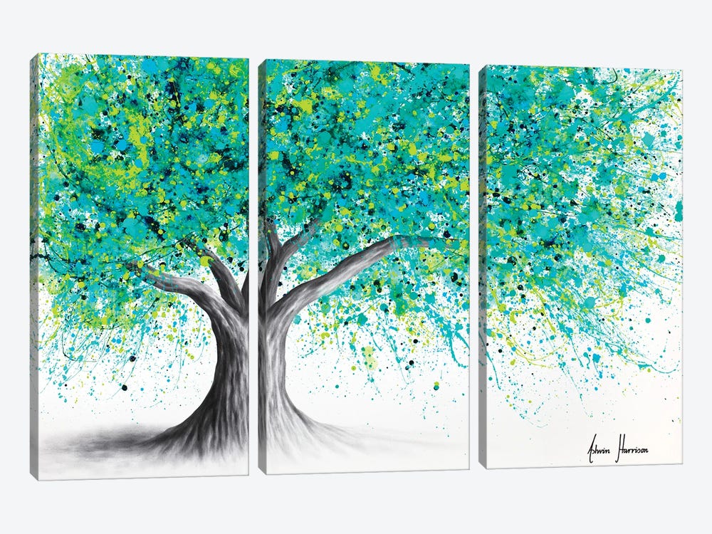 Kiwi Tree by Ashvin Harrison 3-piece Canvas Print