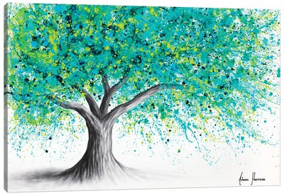 Kiwi Tree Canvas Art Print - Hyper-Realistic & Detailed Drawings